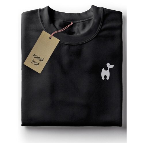 фото Футболка minimal trend, размер xxxs, черный, белый