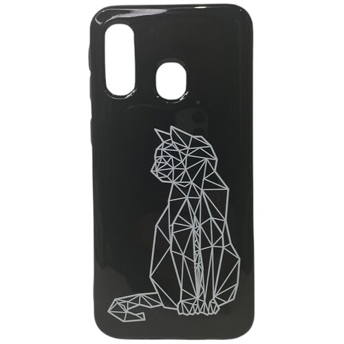 фото Противоударный силиконовый чехол мистер гаджет для samsung a40/samsung galaxy a40/(самсунг a40) с рисунком