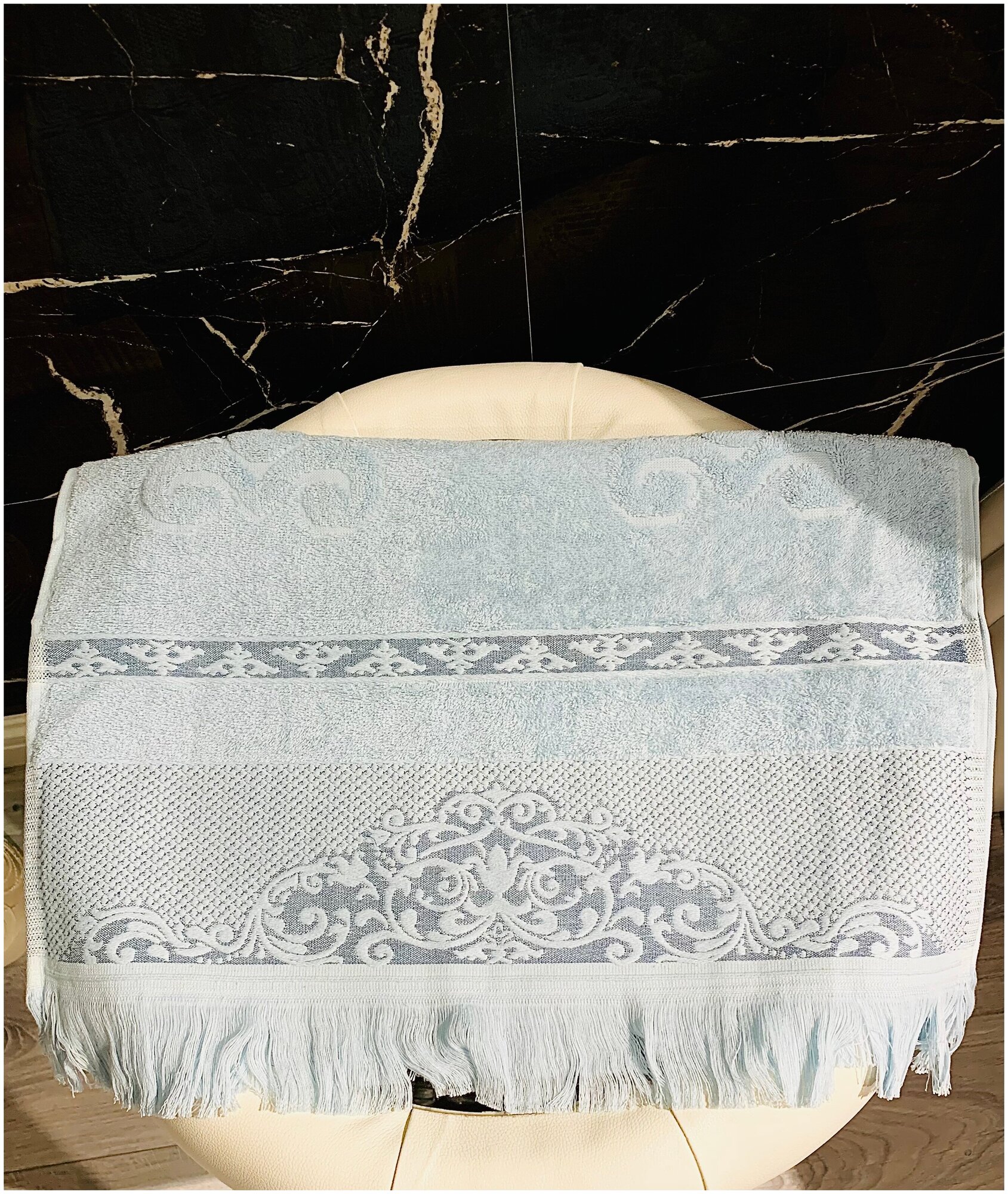 EVRAHOME Турецкое полотенце 100% хлопок гипоаллергенное натуральное без примесей, подарки на 8 марта - фотография № 3