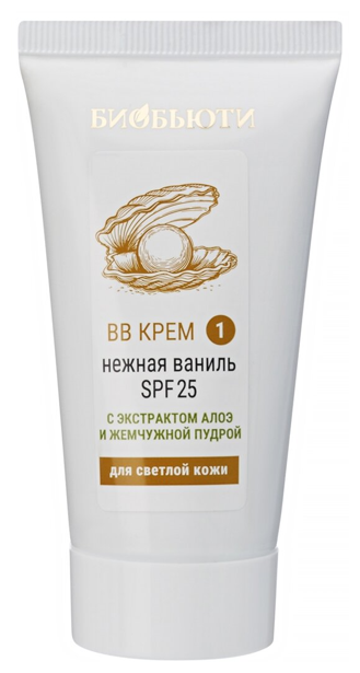 Биобьюти BB Крем, SPF 25, 50 мл, оттенок: №1 нежная ваниль