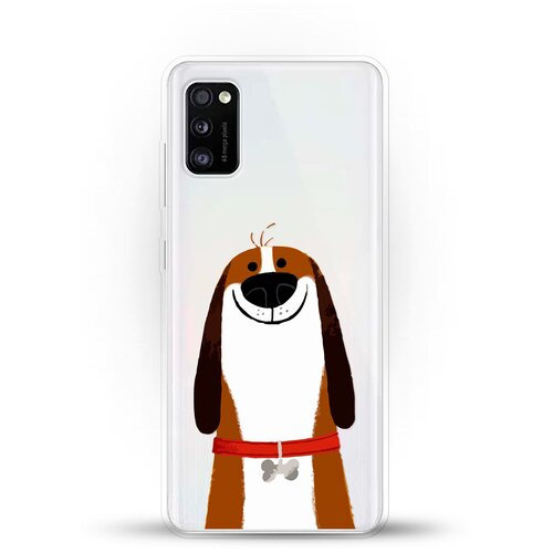 фото Силиконовый чехол хороший бигль на samsung galaxy a41 andy & paul