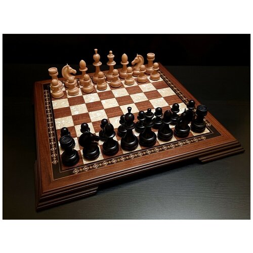 Шахматы Поединок орех нескладные шахматы эстет орех