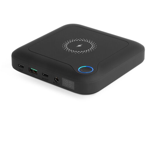 Внешний аккумулятор TopON TOP-T84 24000mAh 888Wh Type-C1 PD 60W Type-C2 PPS 33W USB 225W DC 12V-24V 84W Qi 10W Черный 1397000₽