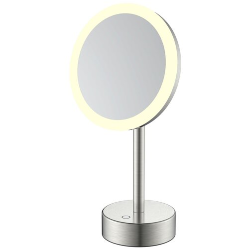 Зеркало настольное с увеличением 5х JAVA (S-M551L) косметическое зеркало java s m551l с подсветкой с увеличением сатин