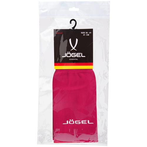 фото Гетры футбольные jögel ja-006 essential, гранатовый/серый размер 42-44 jogel