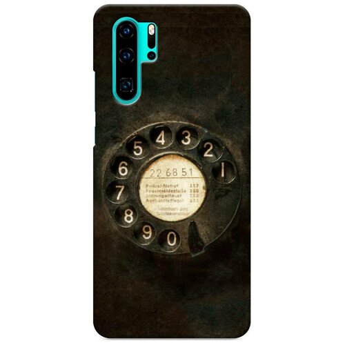 фото Пластиковый чехол "старинный телефон" на huawei p30 pro / хуавей п30 про case place