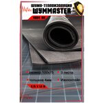 Материал теплоизолирующий Изолонтейп Шумmaster 4004 ВП (0,75х1,0м) 4 мм толщина, 3 листа - изображение