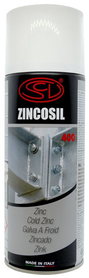 Спрей-цинк для холодного цинкования SILICONI ZINCOSIL (400 мл)