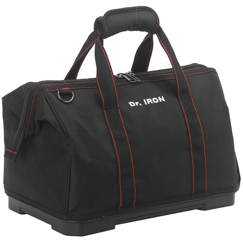 Сумка Dr.IRON DR1024, черный комплект 5 штук сумка для инструмента с ремнем пластиковое дно 42х23 5х27 dr iron dr1025