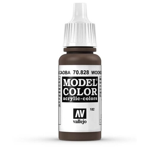 Краска Vallejo серии Model Color - Woodgrain 70828, прозрачная (17 мл)