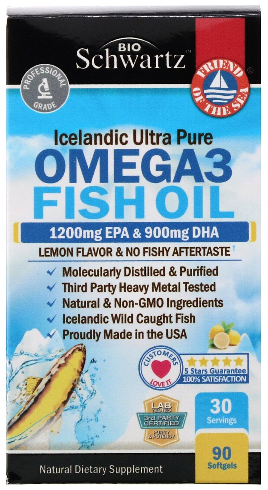 Капсулы BioSchwartz Omega 3 Fish Oil