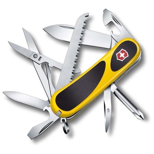 Victorinox Нож EvoGrip 18, 85 мм, 15 функ, желтый, 2.4913.C8