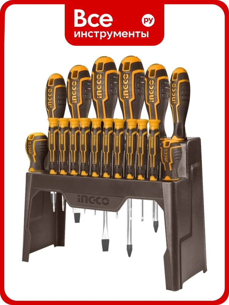 Набор отверток INGCO 18 шт HKSD1828