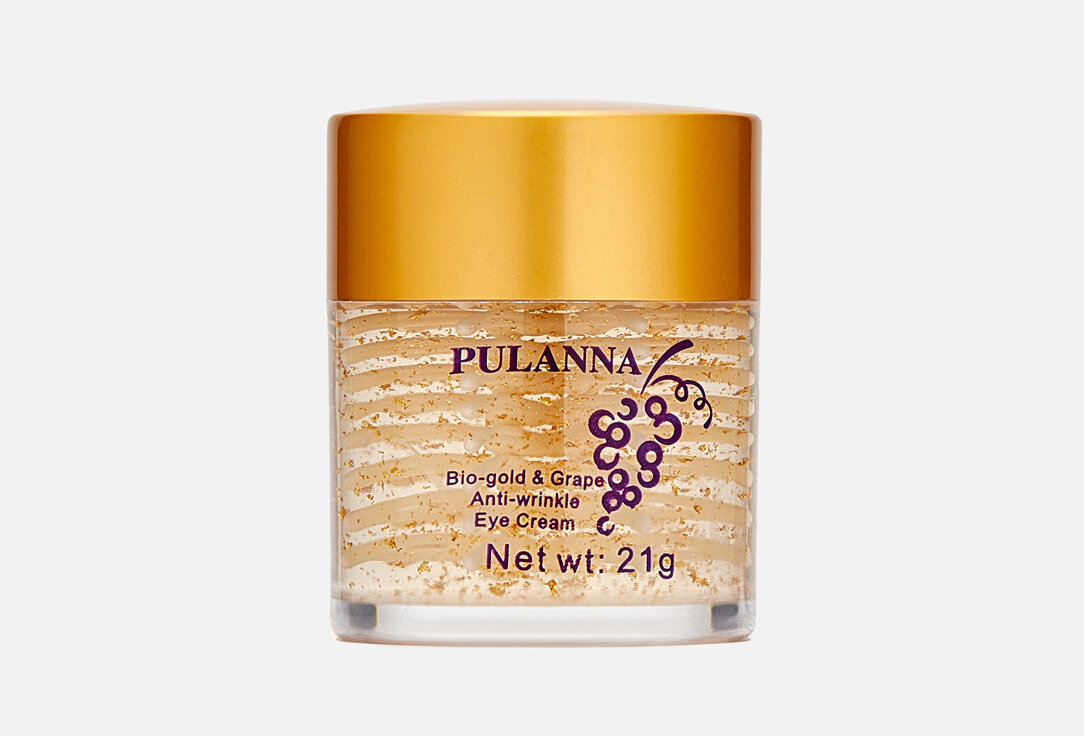 Омолаживающий крем для век Био-золото и Виноград Pulanna Bio-gold & Grape Anti-wrinkle EyeCream / вес 21 гр