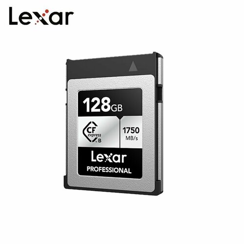 карта памяти cfexpress type b xqd cfe 128gb lexar чтение до 1750m запись до 1300m для nikon z6 z7 canon r5 1dx3 panasonic s1 s1r 128Гб Карта памяти Lexar Professional CFexpress Type-B SILVER (LCXEXSL128G-RNENG)