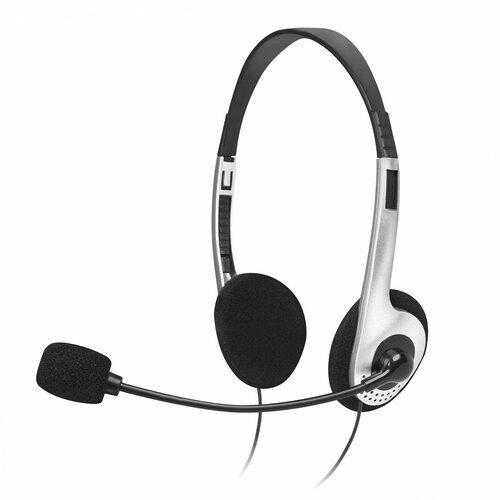 Наушники гарнитура Sven AP-010MV Black-silver черный 57700₽