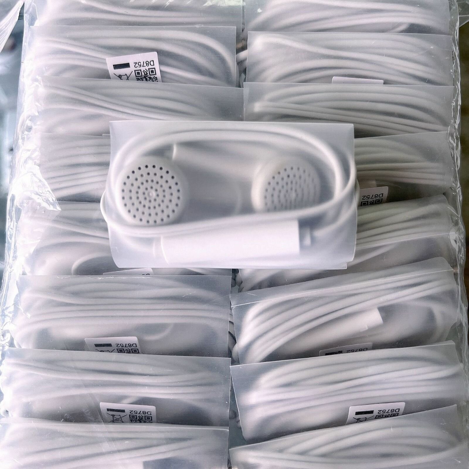 Наушники Original Data Cable, плоский кабель, USB Type-C, белые, 1 м — фото 1