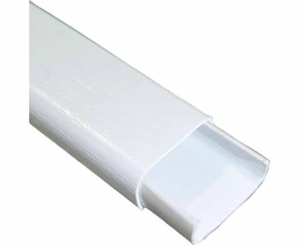 фото Кабель-канал 22х10 с клейкой пленкой, белый, 1,8 м