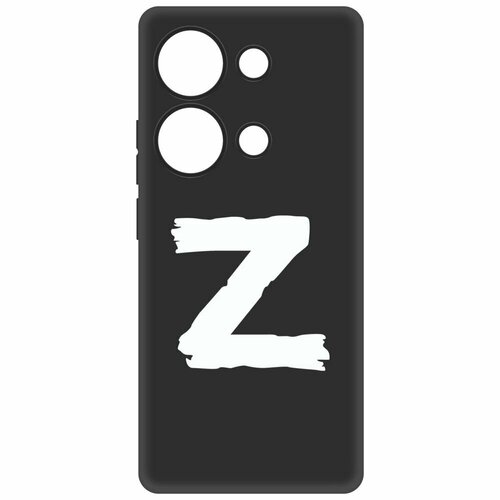 Чехол-накладка Krutoff Soft Case Z для Xiaomi Poco M6 Pro 4G черный чехол накладка krutoff soft case z для xiaomi poco m6 pro 4g черный