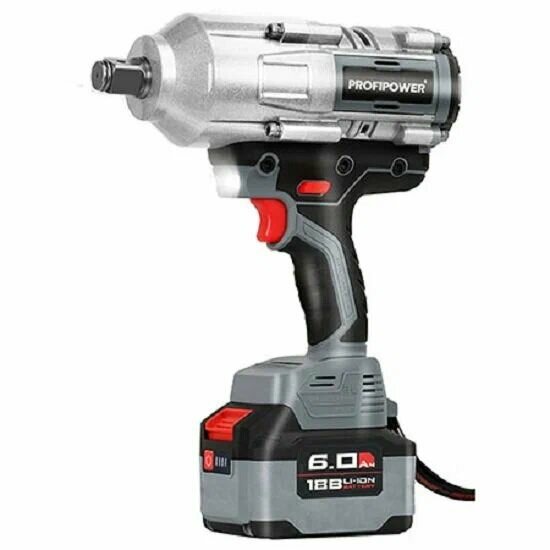 фото Аккумуляторный гайковерт бесщеточный ударный ProfiPower T-2000N
