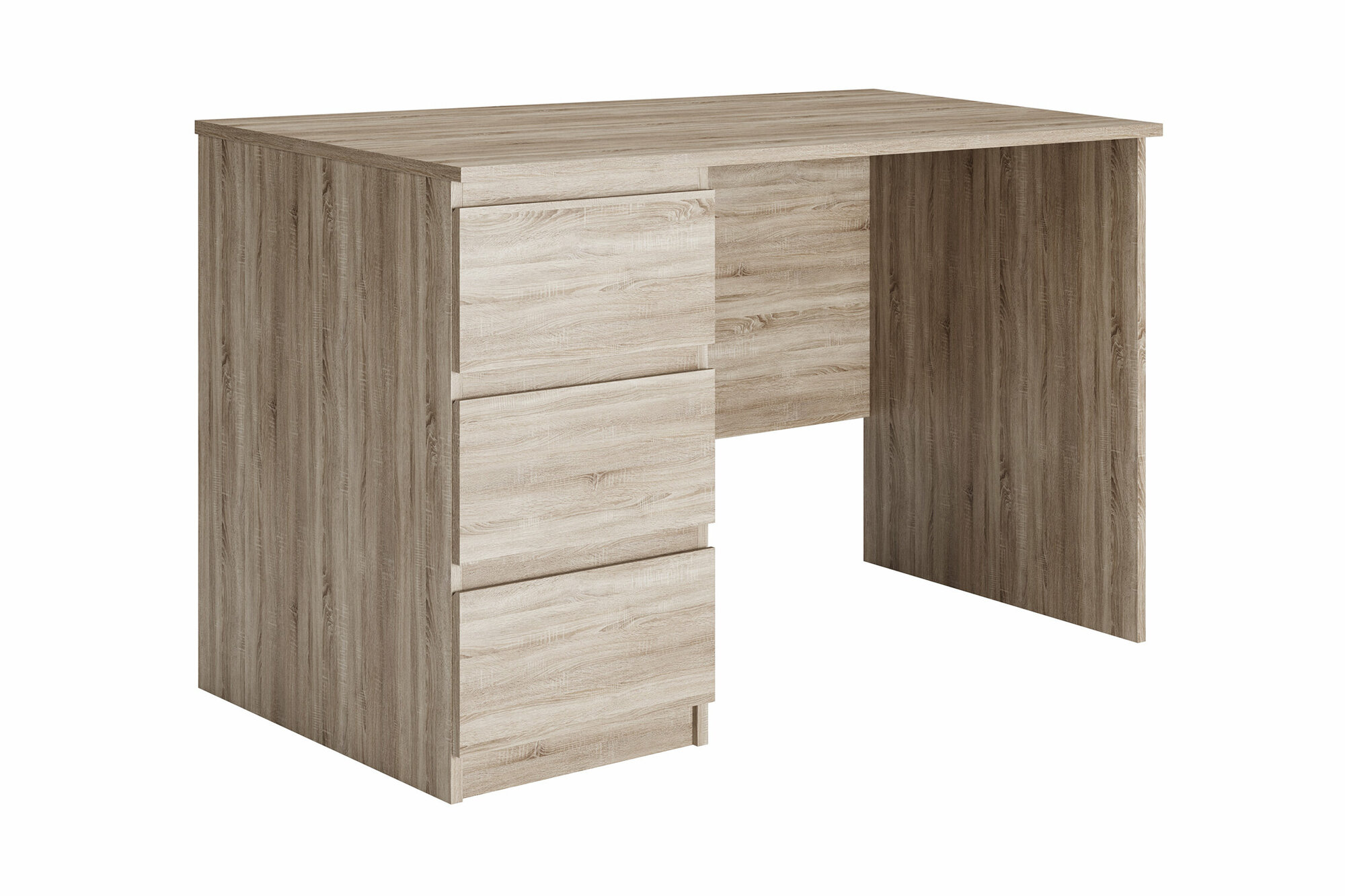 фото Стол письменный VMG Industry Кастор дуб сонома 3 ящика 115.6х65х75 см