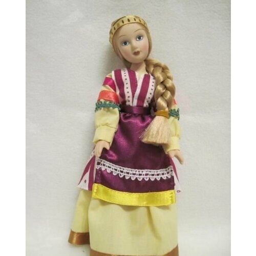 Кукла коллекционная в праздничном костюме некрасовской казачки