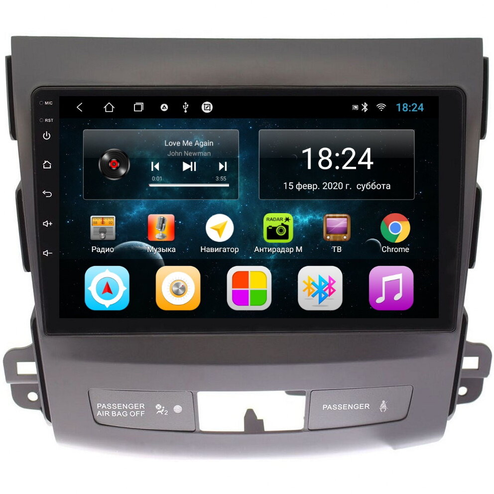 Магнитола CRS-300 Митсубиши Аутлендер 2 Mitsubishi Outlander 2 (XL) 2006-2012 - Android 13 - DSP 18 полос