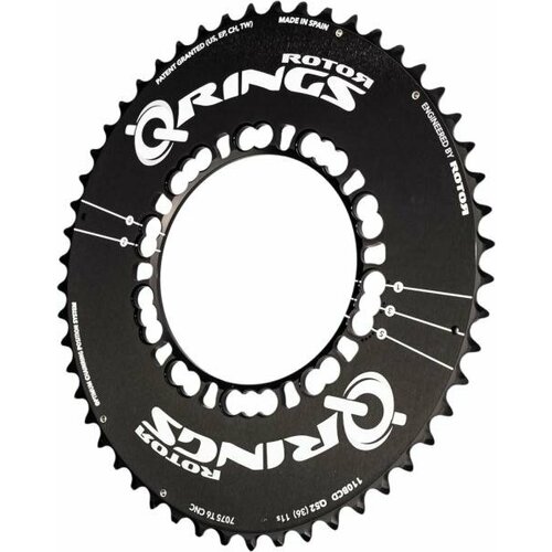 Звезда Rotor Chainring Q BCD110X5 Outer Black Aero 52At (C01-002-09020A-0)