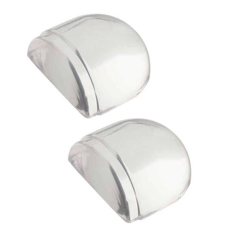 фото Стоппер для двери с самоклеящимся слоем, прозрачный. 2 штуки