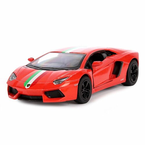 Модель машины Kinsmart Lamborghini Aventador LP, инерционная, металл (KT5355FD)