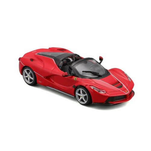 Bburago Коллекционная машинка Феррари 1:43 Ferrari LaFerrari Aperta, красная