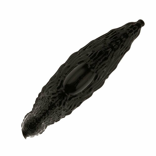 Силиконовая приманка для рыбалки Ojas Slizi 33мм Чеснок #Black Widow, личинка на щуку, окуня, судака
