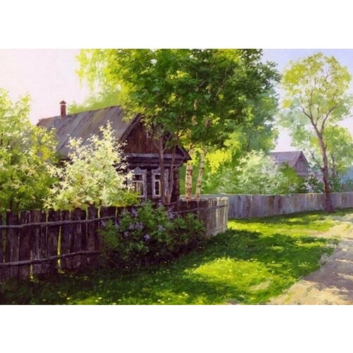 Алмазная мозаика без подрамника 40х50 (выкладка 35х45)