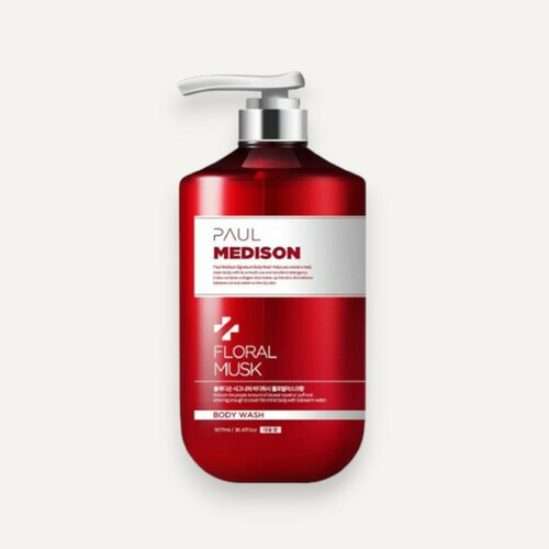 PAUL MEDISON Signature Body Wash Floral Musk Гель для душа с коллагеном и ароматом цветочного мускуса 1077мл
