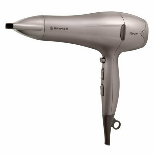 Фен 3006BR 2200 Вт 2 cкорости 3 температурных режима концентратор серый 345700₽