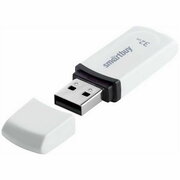 Флешка Paean White, 32 Гб, USB 2.0, чт до 25 Мб/с, зап до 15 Мб/с, белая