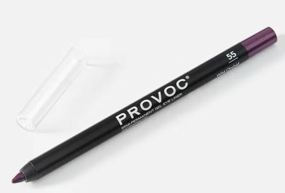 PROVOC Подводка гелевая в карандаше для глаз, 89 серо-коричневый / Gel Eye Liner Sweet Chocolate - фото №14