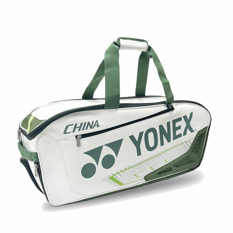 Сумка для бадминтона Yonex Expert Racquet Bag (China Edition), бело-зеленая