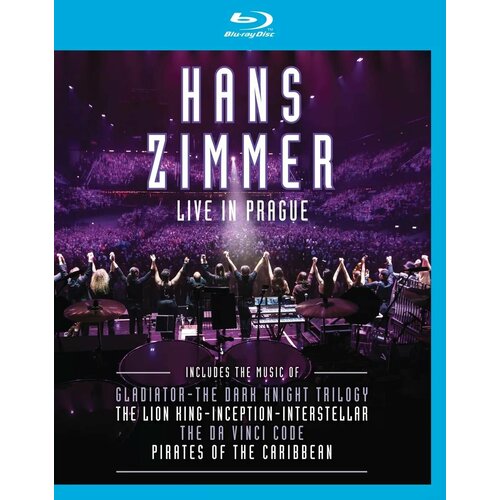 Hans Zimmer Live in Prague Blu-ray (блю рей)(прекрасный концерт, море саундтреков)