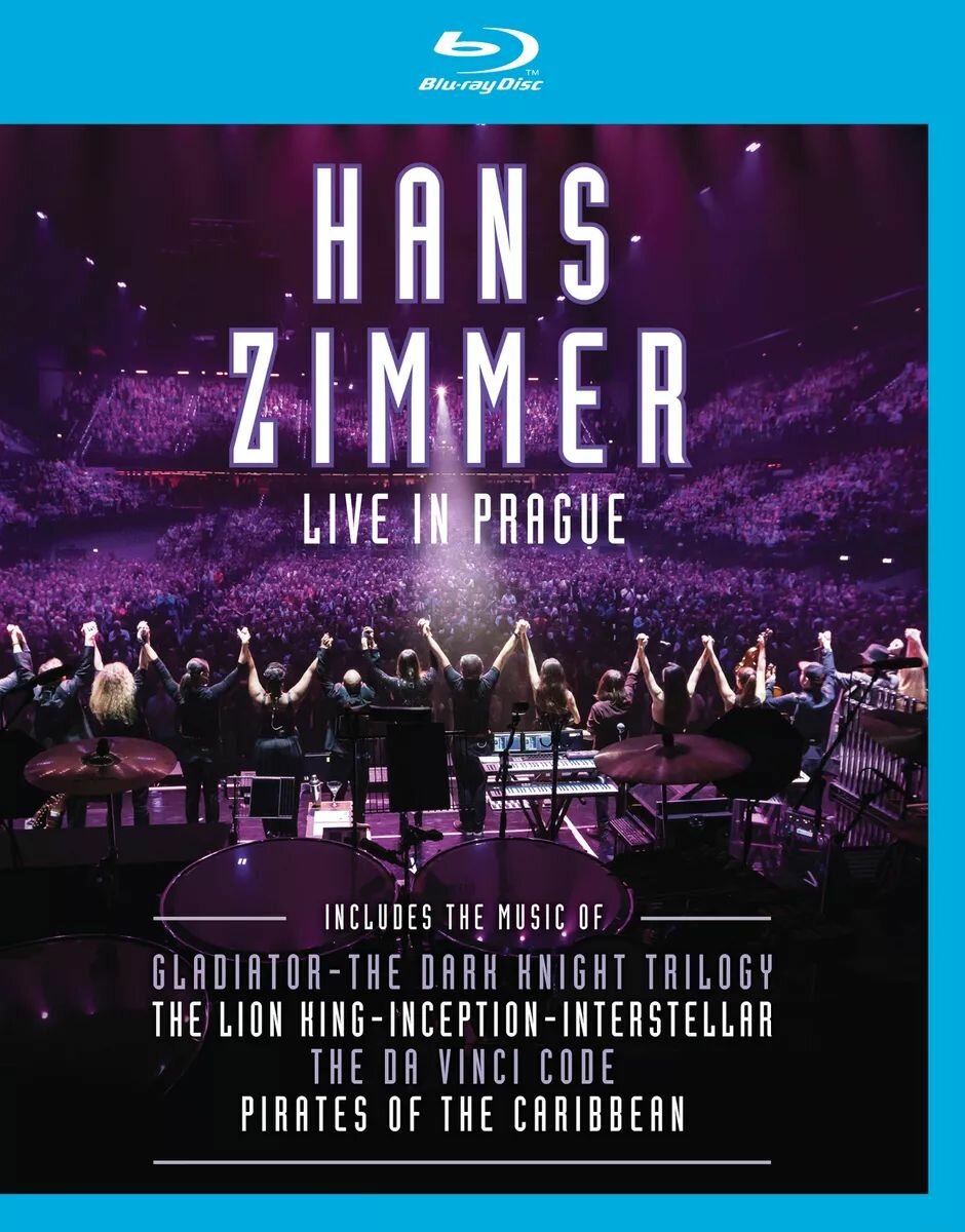 Hans Zimmer Live in Prague Blu-ray (блю рей)(прекрасный концерт, море саундтреков)