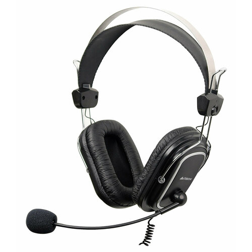 Компьютерная гарнитура A4Tech HU-50 черный 2780₽