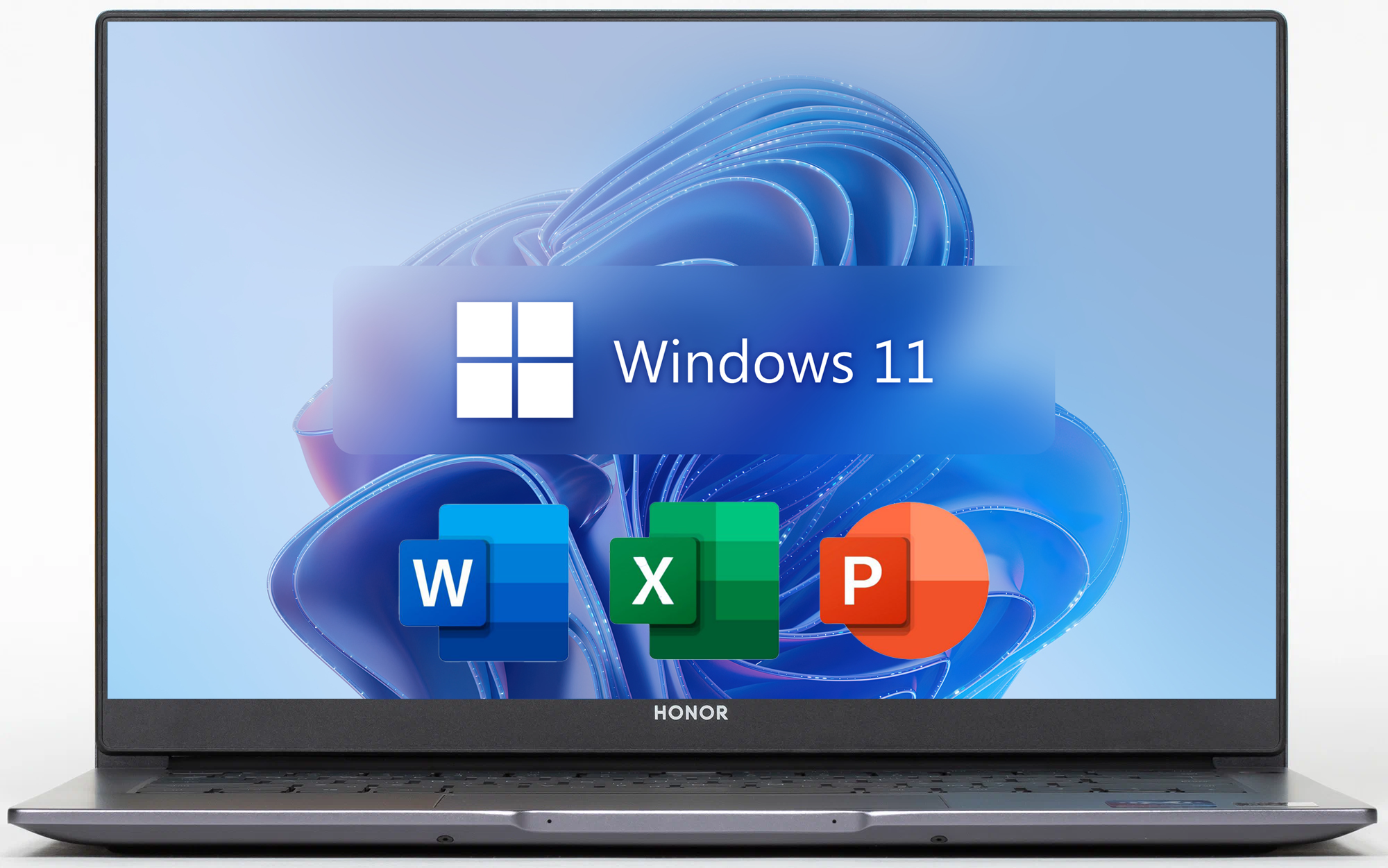 14" Ноутбук Honor MagicBook 14, AMD Ryzen 7 5700U (4.3 ГГц), RAM 16 ГБ DDR4, SSD 512 ГБ, AMD RX Vega 8, Windows 11 Pro + Office 2021, Алюминий, Русская раскладка