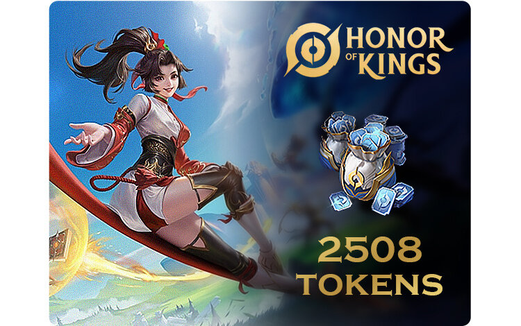 Код пополнения "Игровая валюта Honor of Kings 2508 Tokens [Цифровая версия]", электронный ключ
