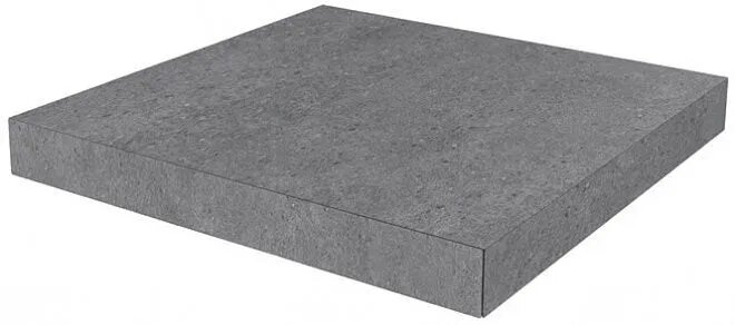DL501020R/GCA Ступень угловая клееная Фондамента серый темный 33x33x0,9 Цена за 1шт.