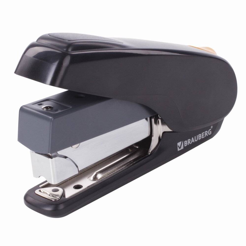 Степлер энергосберегающий №24/6 - 24/8 BRAUBERG "Easy Press", до 40 листов, без усилий, 228742 (228742)