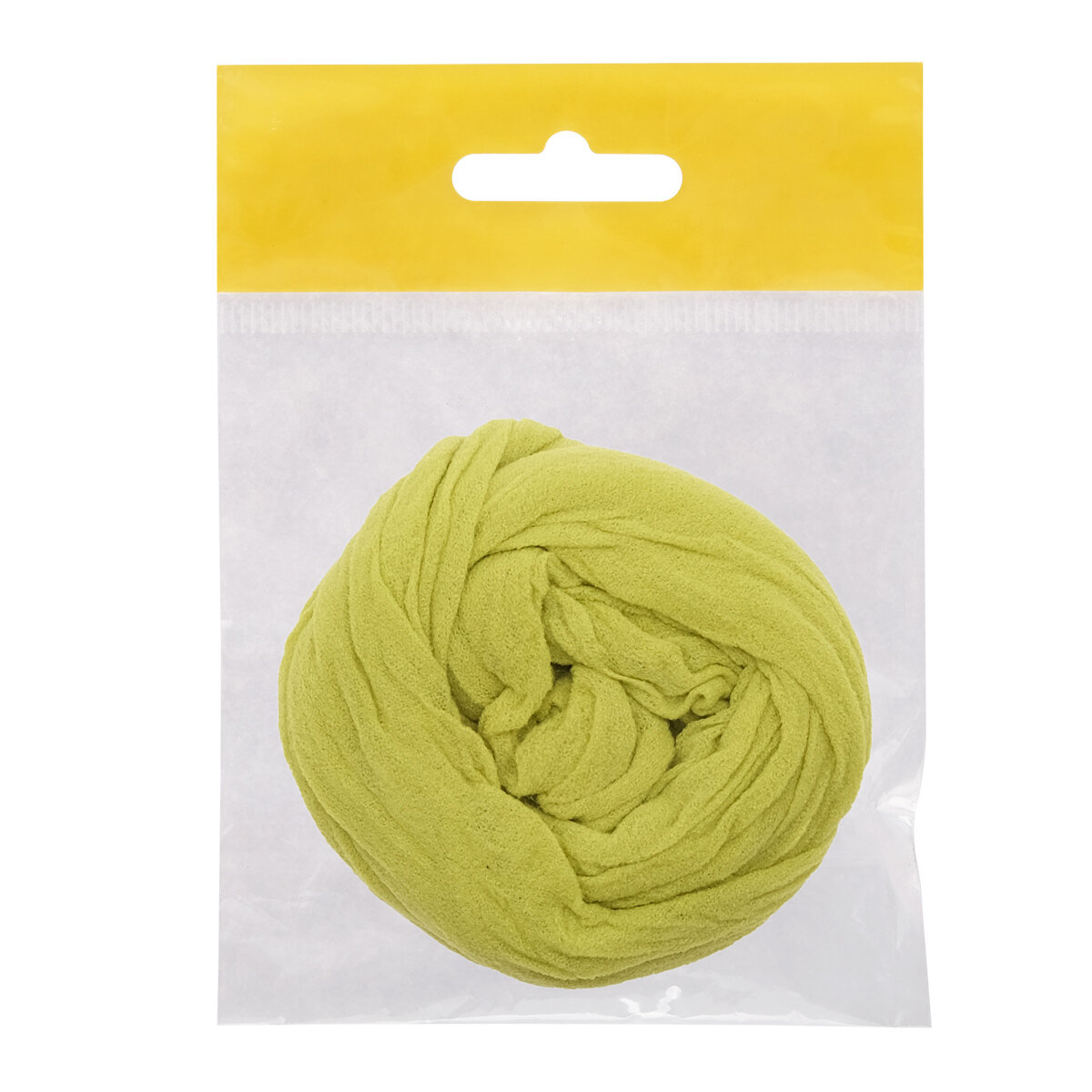 Ткань для рукоделия капрон для кукол и цветов 60-80 см, цвет оливковый — фото 1