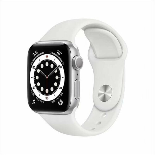 Умные часы Apple Watch Series 6 44mm Серебряный алюминиевый корпус 31170₽