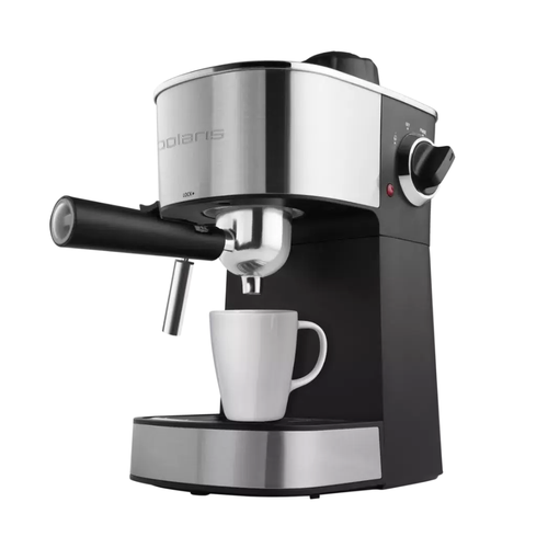 Кофеварка Polaris PCM-4017 рожковая 800 Вт серебристыйчерный 5990₽