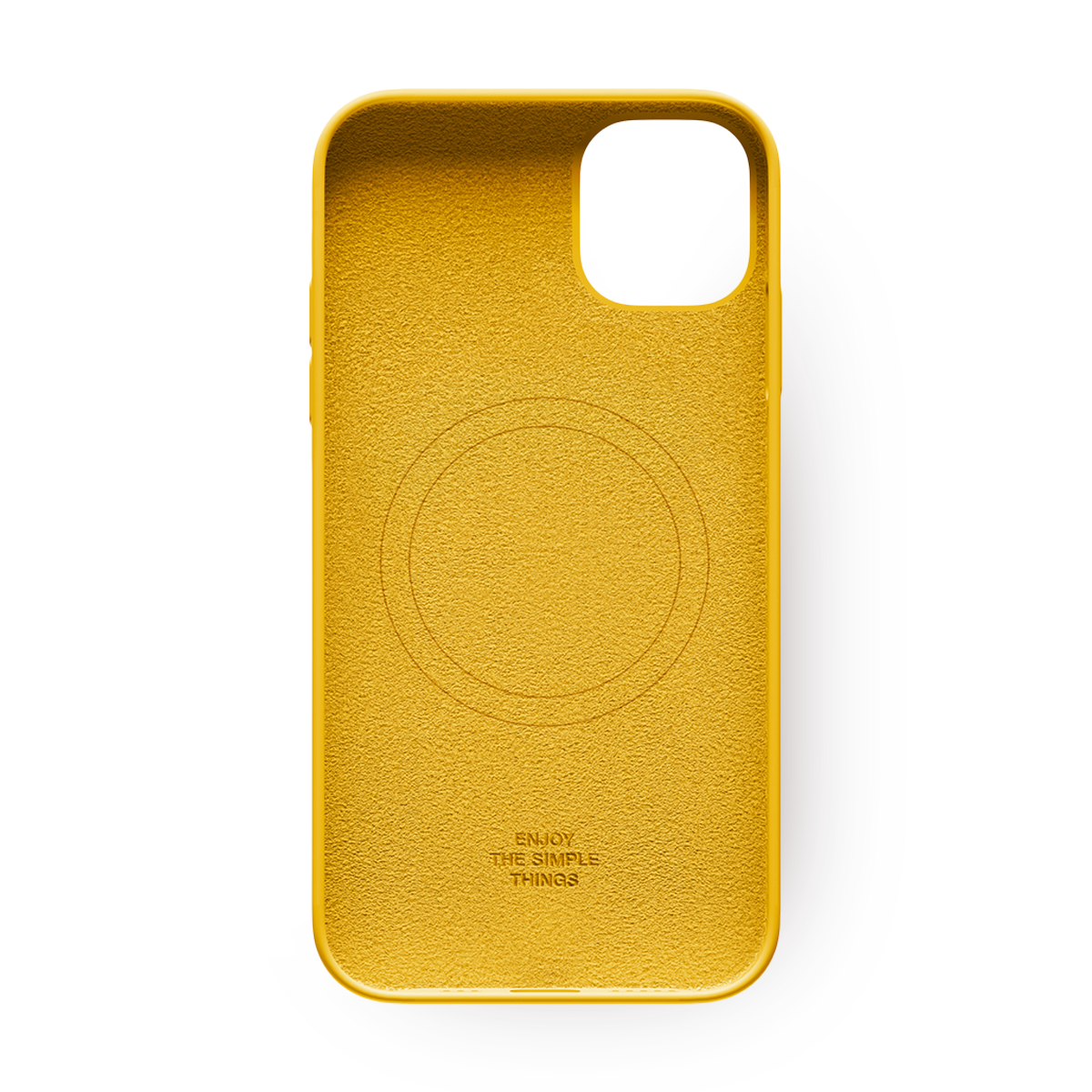 Чехол силиконовый для iPhone 11 Commo Shield Case с поддержкой беспроводной зарядки, Commo Yellow — фото 1