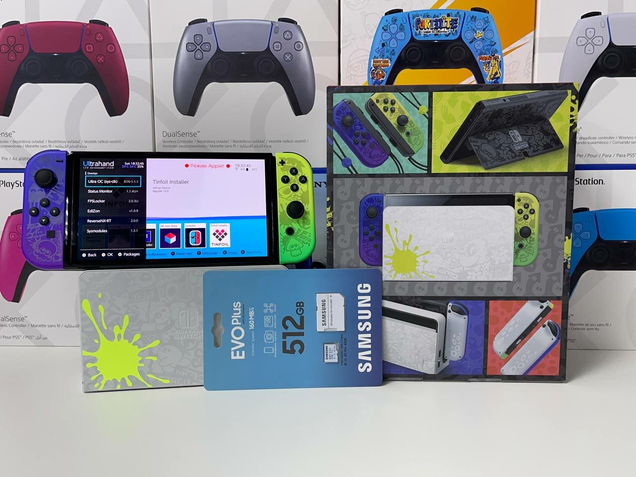 Nintendo Switch Oled Splatoon3 64+512gb Raspberry pi 2024 100топ игр — фото 1